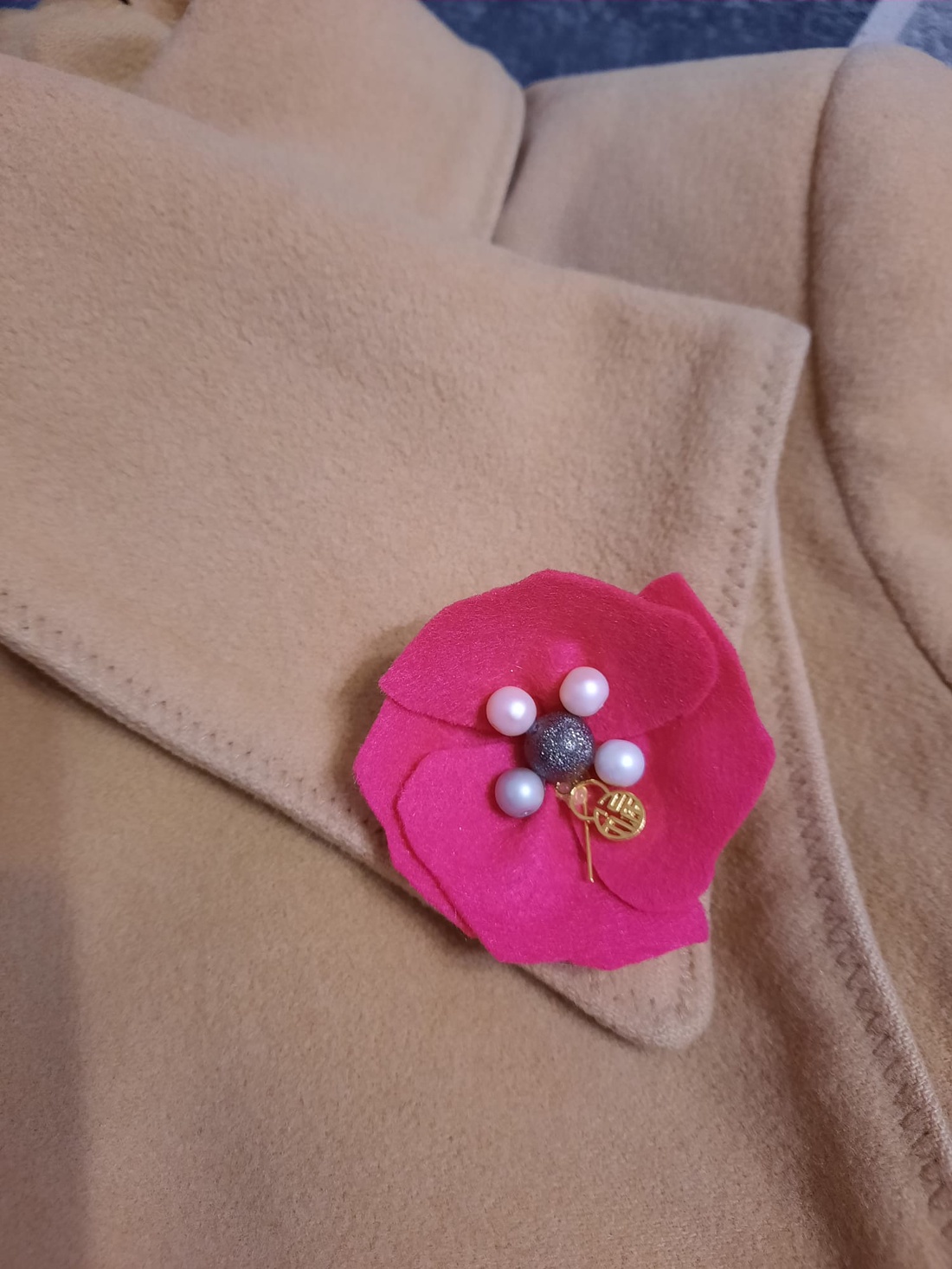 Brosa floare  - bijuterii - broșe - Artynos.ro