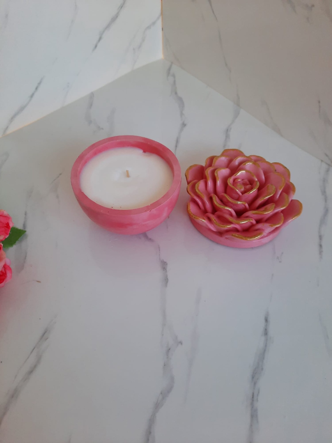 Lumanare crizantema - casă & stil de viață - lumânări, parfumuri, arome - lumânări artizanale - Artynos.ro