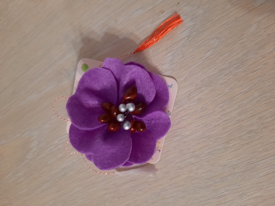 Brosa anemona  - bijuterii - broșe - Artynos.ro