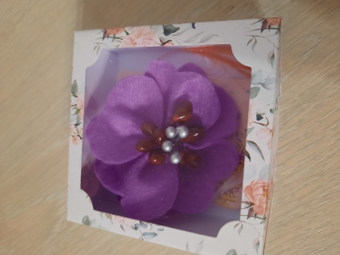 Brosa anemona  - bijuterii - broșe - Artynos.ro