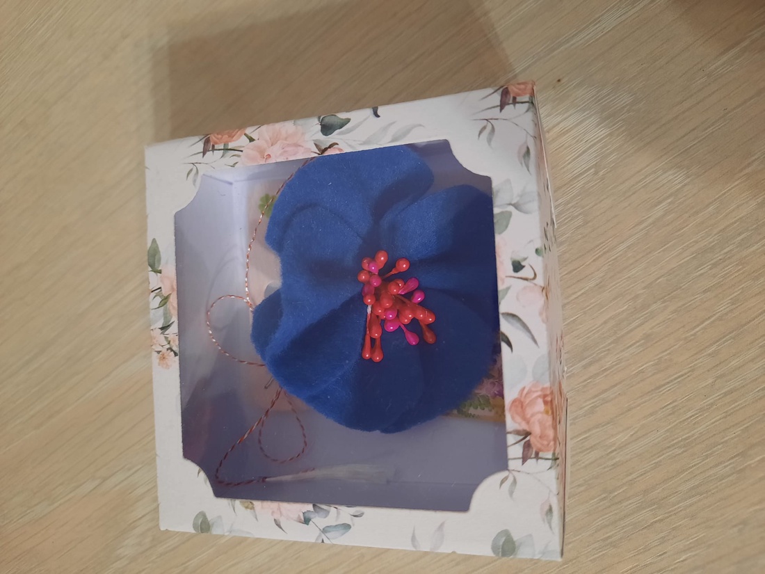 Brosa anemona  - bijuterii - broșe - Artynos.ro