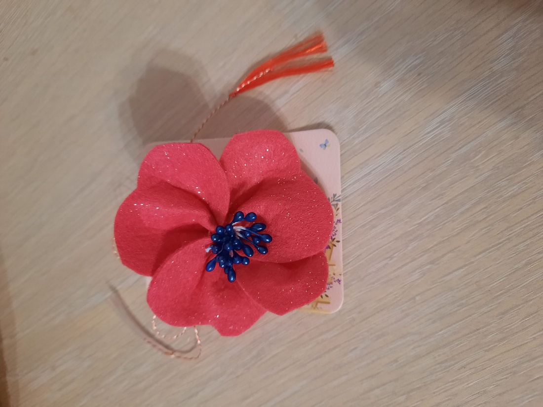 Brosa anemona  - bijuterii - broșe - Artynos.ro