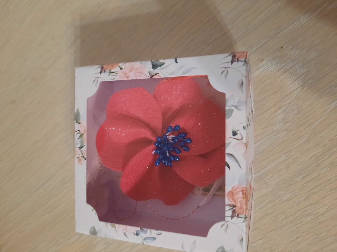 Brosa anemona  - bijuterii - broșe - Artynos.ro