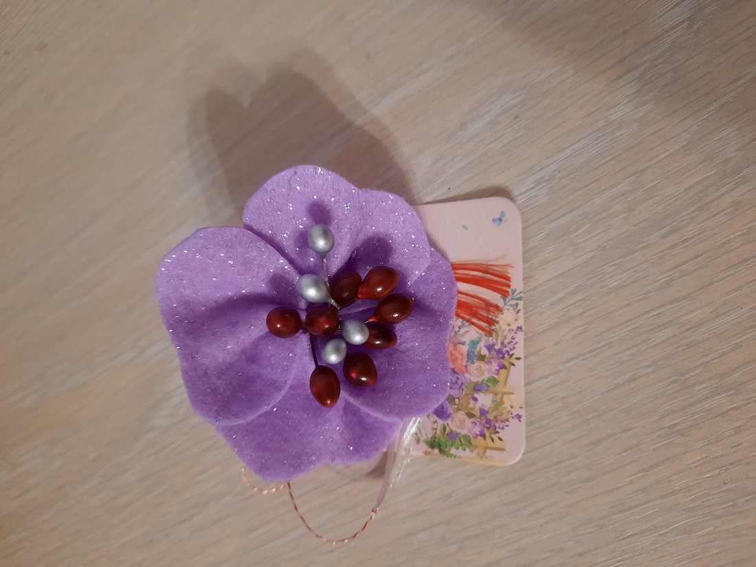 Brosa anemona  - bijuterii - broșe - Artynos.ro