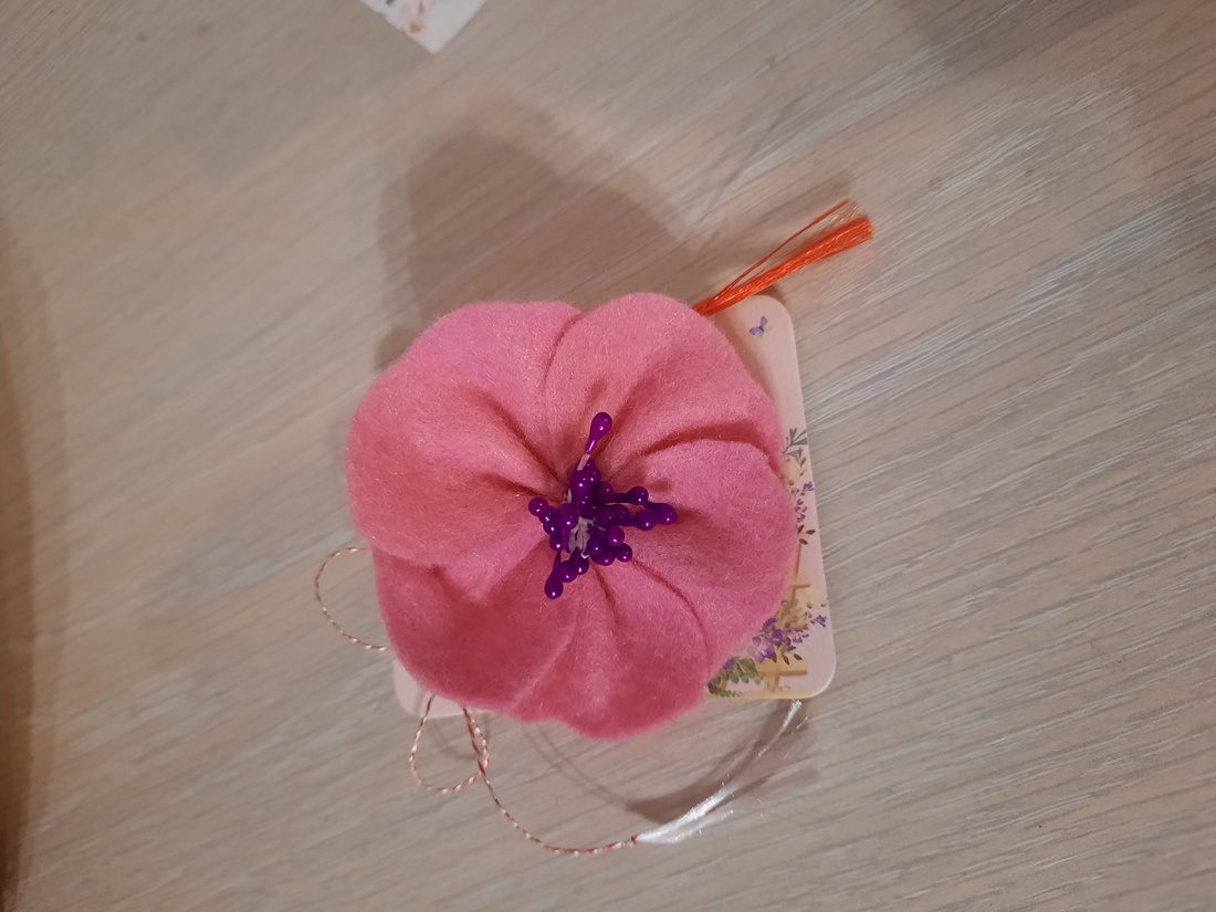 Brosa anemona  - bijuterii - broșe - Artynos.ro