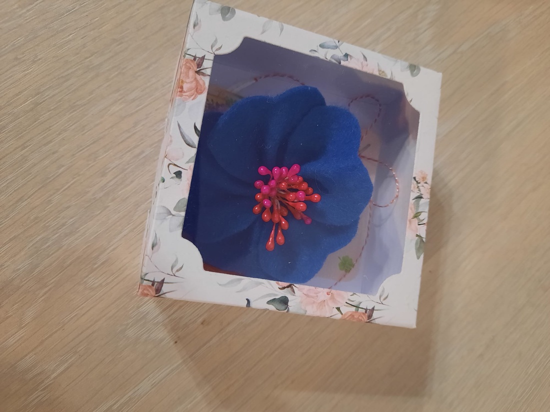 Brosa anemona  - bijuterii - broșe - Artynos.ro