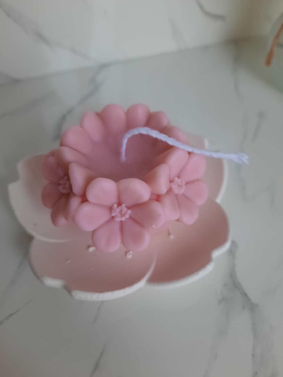 Lumanare cu floar1 - casă & stil de viață - lumânări, parfumuri, arome - lumânări artizanale - Artynos.ro