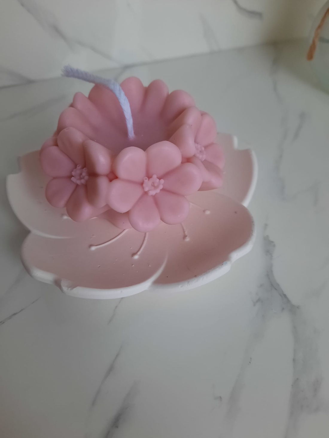 Lumanare cu floar1 - casă & stil de viață - lumânări, parfumuri, arome - lumânări artizanale - Artynos.ro