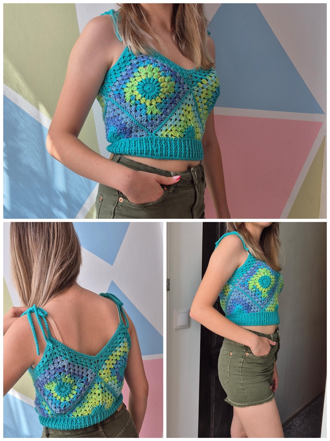 Top crosetat Val de mentă - îmbrăcăminte și modă - haine damă - tricou și top de damă - Artynos.ro Top crosetat Val de mentă - îmbrăcăminte și modă - haine damă - tricou și top de damă - Artynos.ro