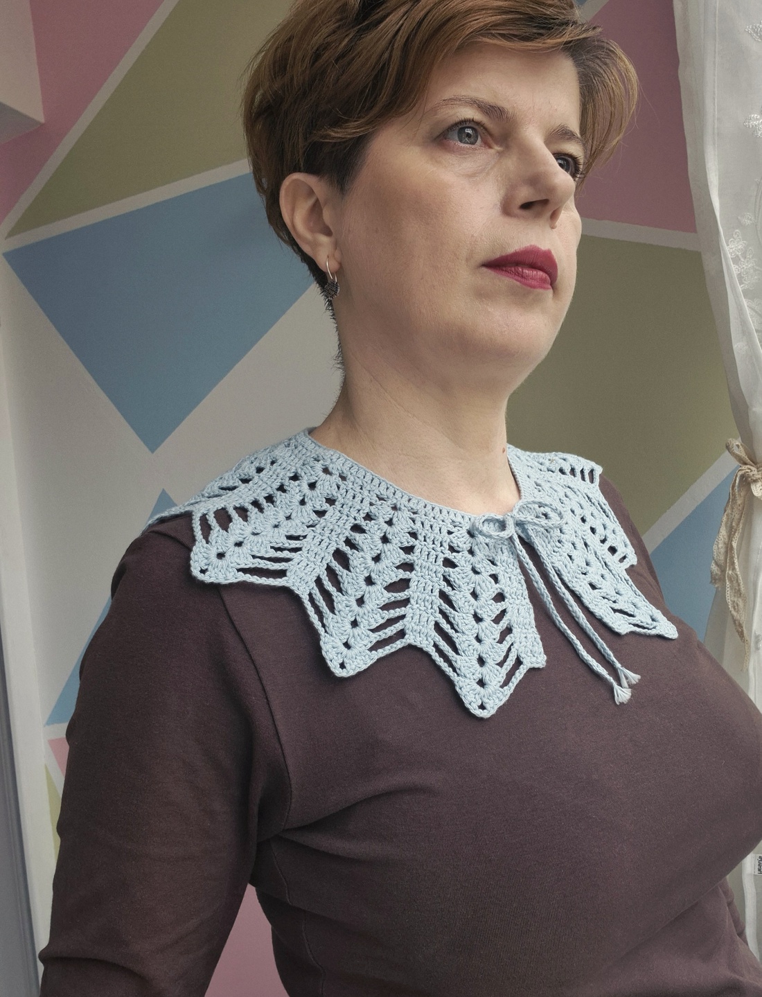 Guler Între rânduri - dantelat - îmbrăcăminte și modă - haine damă - bluze damă - Artynos.ro