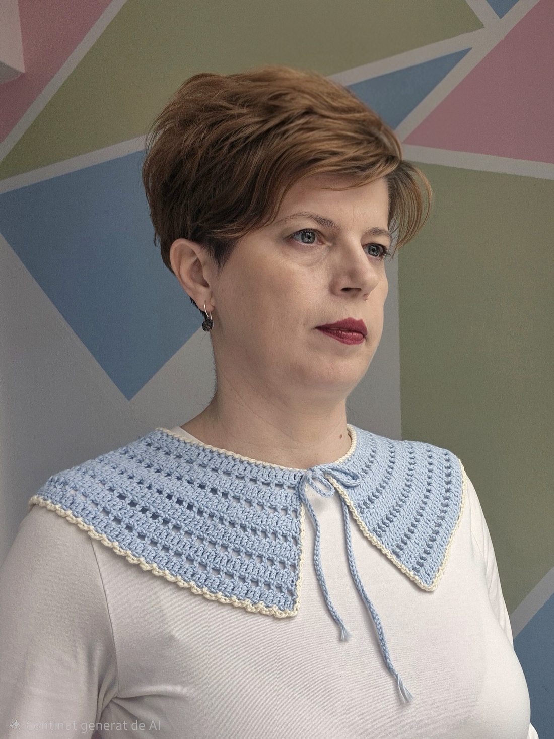 Guler Între rânduri - delicat  - îmbrăcăminte și modă - haine damă - bluze damă - Artynos.ro