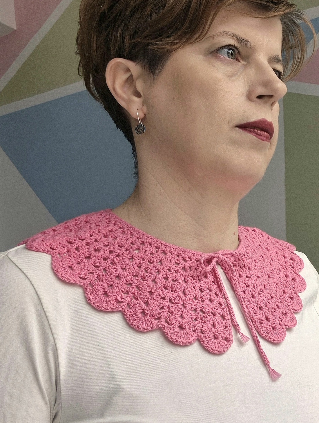 Guler Între rânduri - dantelat - îmbrăcăminte și modă - haine damă - bluze damă - Artynos.ro