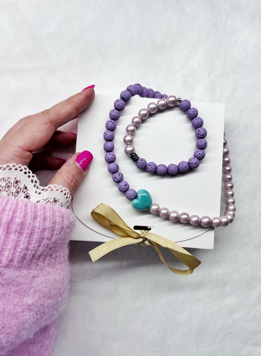 Bratara pe elastic - bijuterii - brățări - brățări din pietre semiprețioase - Artynos.ro