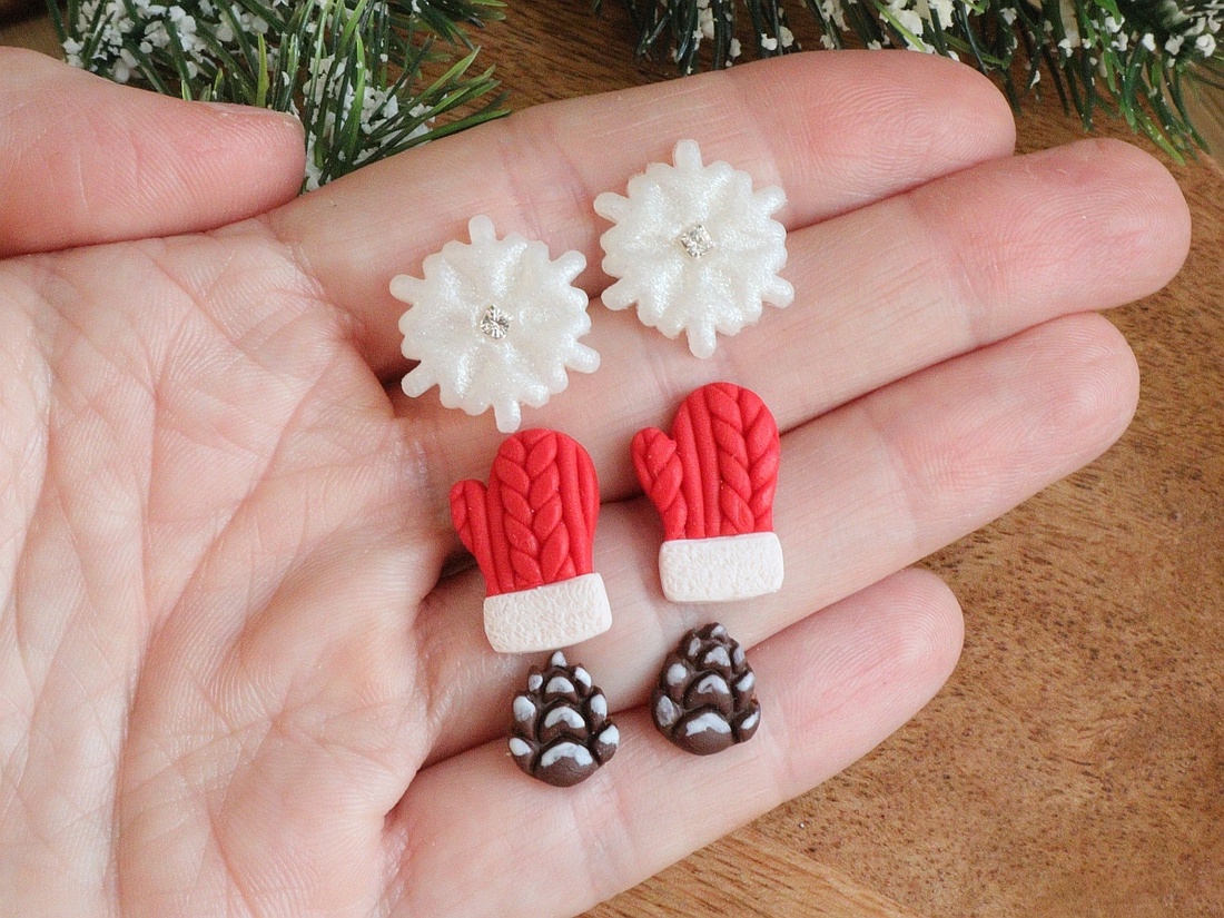 Cercei Winter Joy - bijuterii - cercei - cercei și ornamente pentru urechi - Artynos.ro