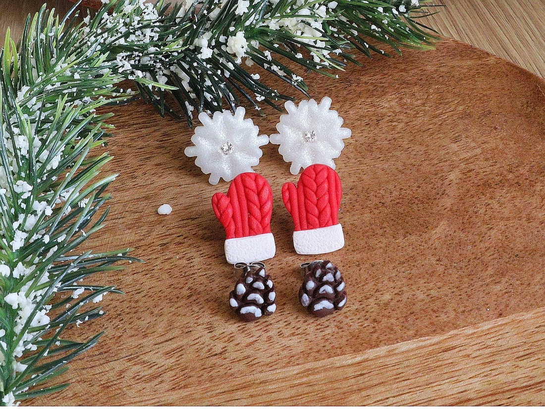 Cercei Winter Joy - bijuterii - cercei - cercei și ornamente pentru urechi - Artynos.ro