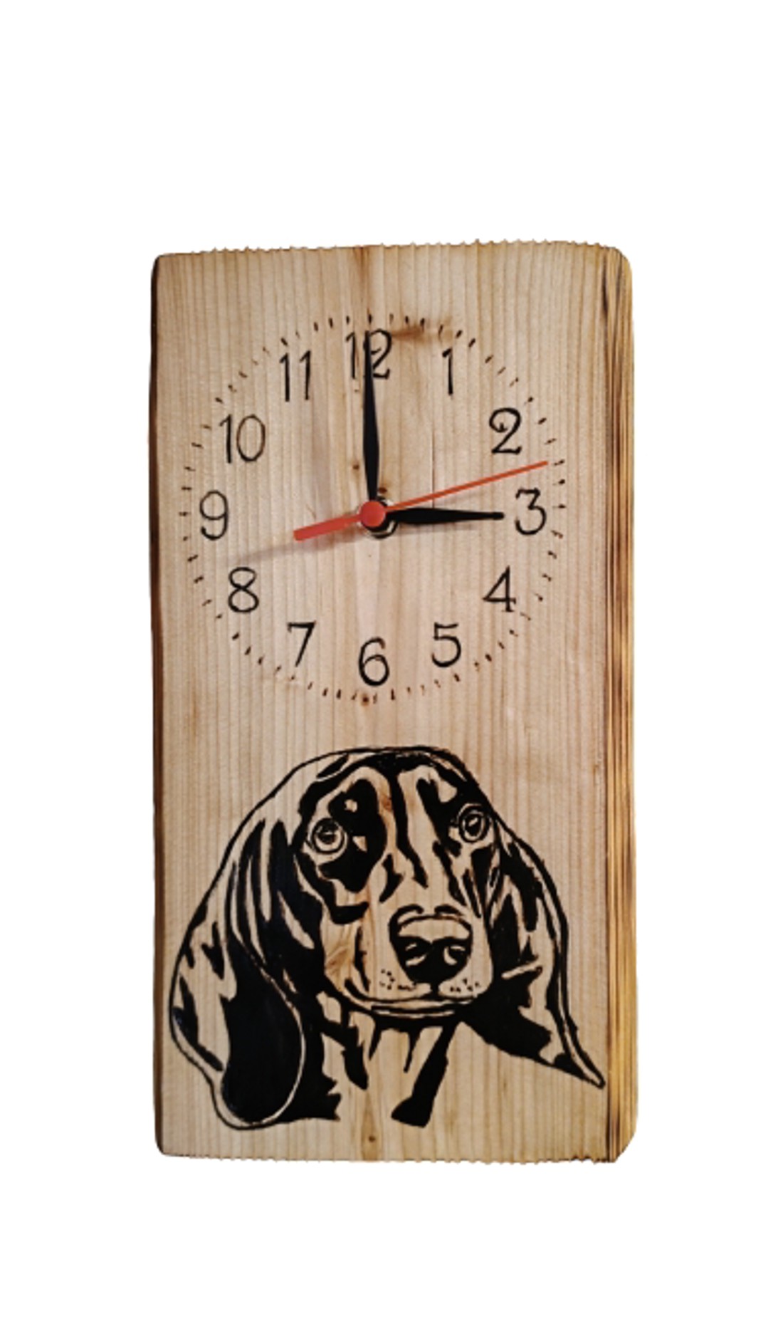 Ceas de perete din lemn cu câine dachshund - casă & stil de viață - accesorii pentru decorat casa - decorațiuni de pereți, decorațiuni suspendate - ceasuri de perete - Artynos.ro Ceas de perete din lemn cu câine dachshund - casă & stil de viață - accesorii pentru decorat casa - decorațiuni de pereți, decorațiuni suspendate - ceasuri de perete - Artynos.ro