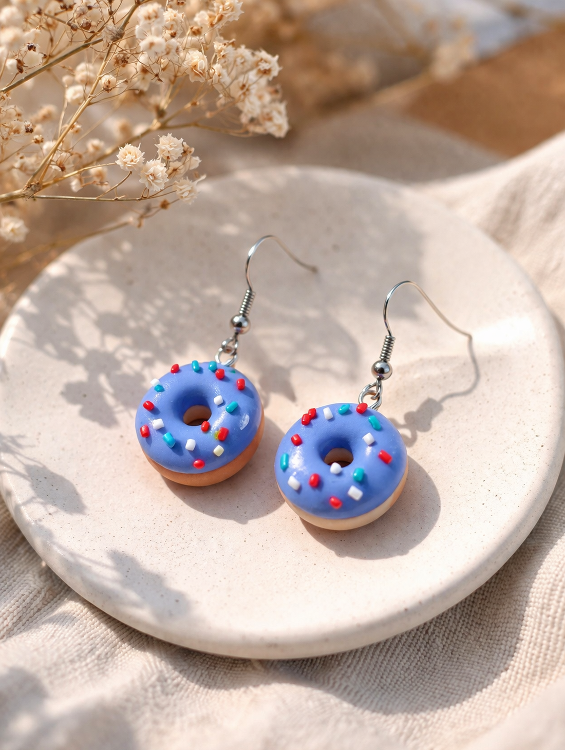 Cercei donuts  - bijuterii - cercei - cercei cu figurine - Artynos.ro