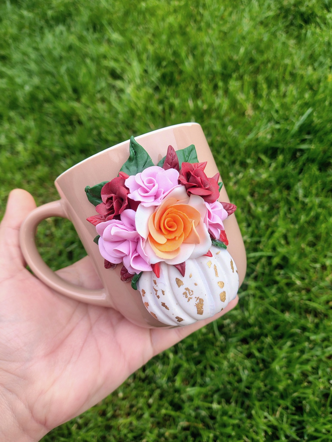 Căniță handmade cu buchet de trandafiri  - casă & stil de viață - decorațiuni de casă - decorațiuni de pereți - capcană de vise - Artynos.ro