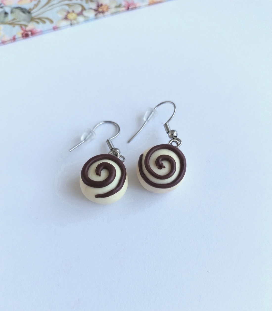 Cercei Bomboane Glazurate � handmade din lut polimeric - bijuterii - cercei - cercei lungi - Artynos.ro