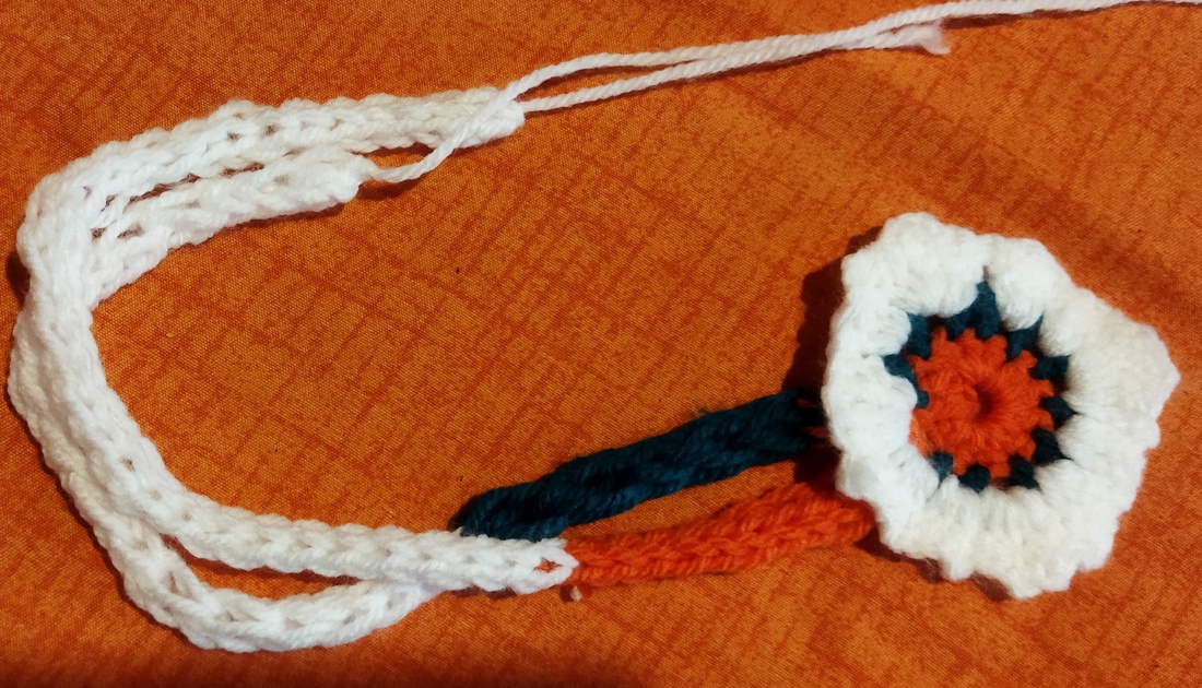 Colier tricotat - bijuterii - coliere - pandative - Artynos.ro