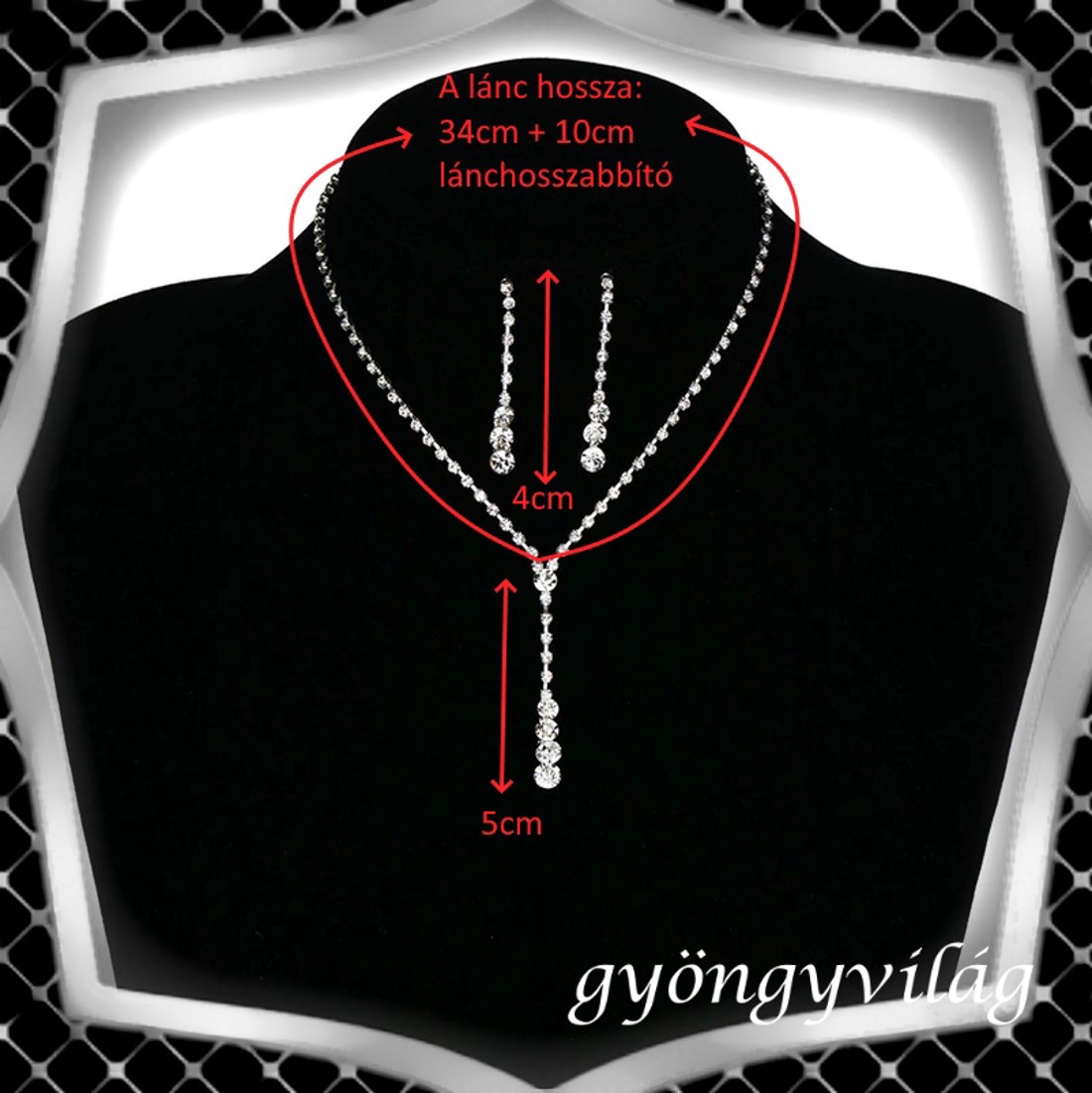 Nunta, mireasa, set de bijuterii casual, ES-SZÉ64e - - Artynos.ro Nunta, mireasa, set de bijuterii casual, ES-SZÉ64e - - Artynos.ro