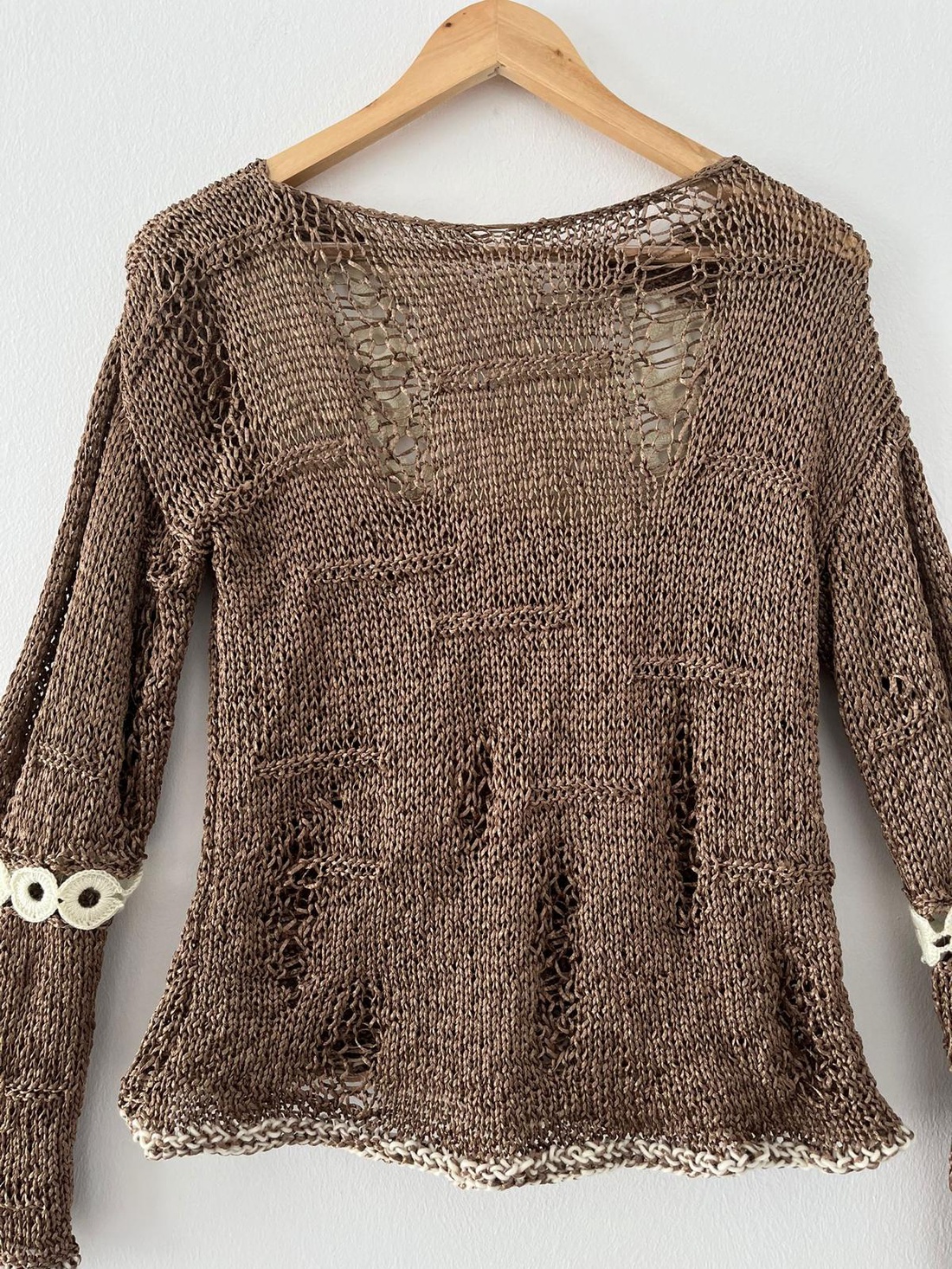 Pulover de vară, tricotat. - îmbrăcăminte și modă - haine damă - bluze damă - Artynos.ro