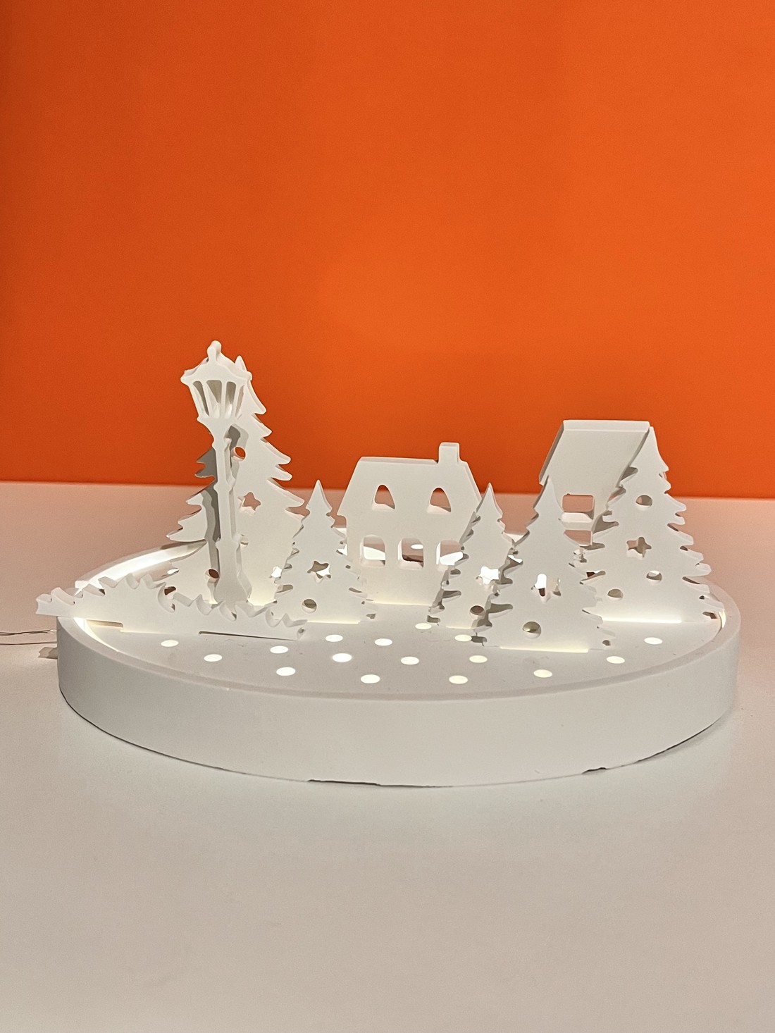 Decor de masă de Crăciun DIY cu lumini - colourable - crăciun - decorațiuni de crăciun de casă - decor pentru masă de crăciun - Artynos.ro