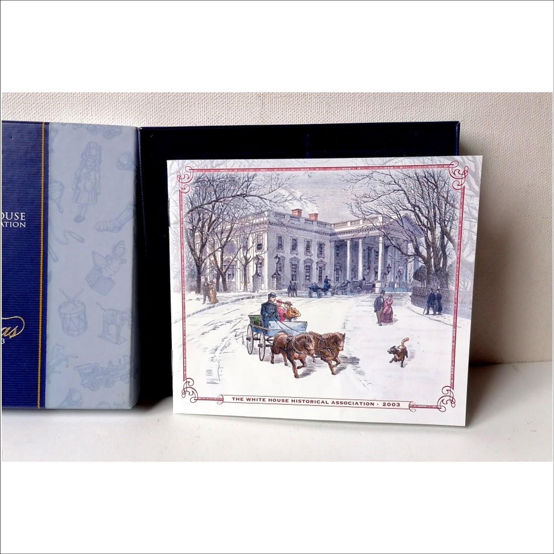 Frumoasă decorațiune pentru bradul de Crăciun de la Casa Albă - crăciun - decorațiuni de crăciun de casă - figurine pentru pomul de crăciun - Artynos.ro