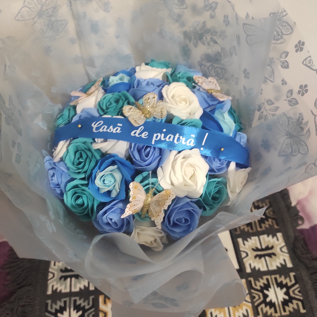 Buchet cu trandafiri de săpun parfumați - casă & stil de viață - decorațiuni de casă - accesorii florale - buchete de flori - Artynos.ro