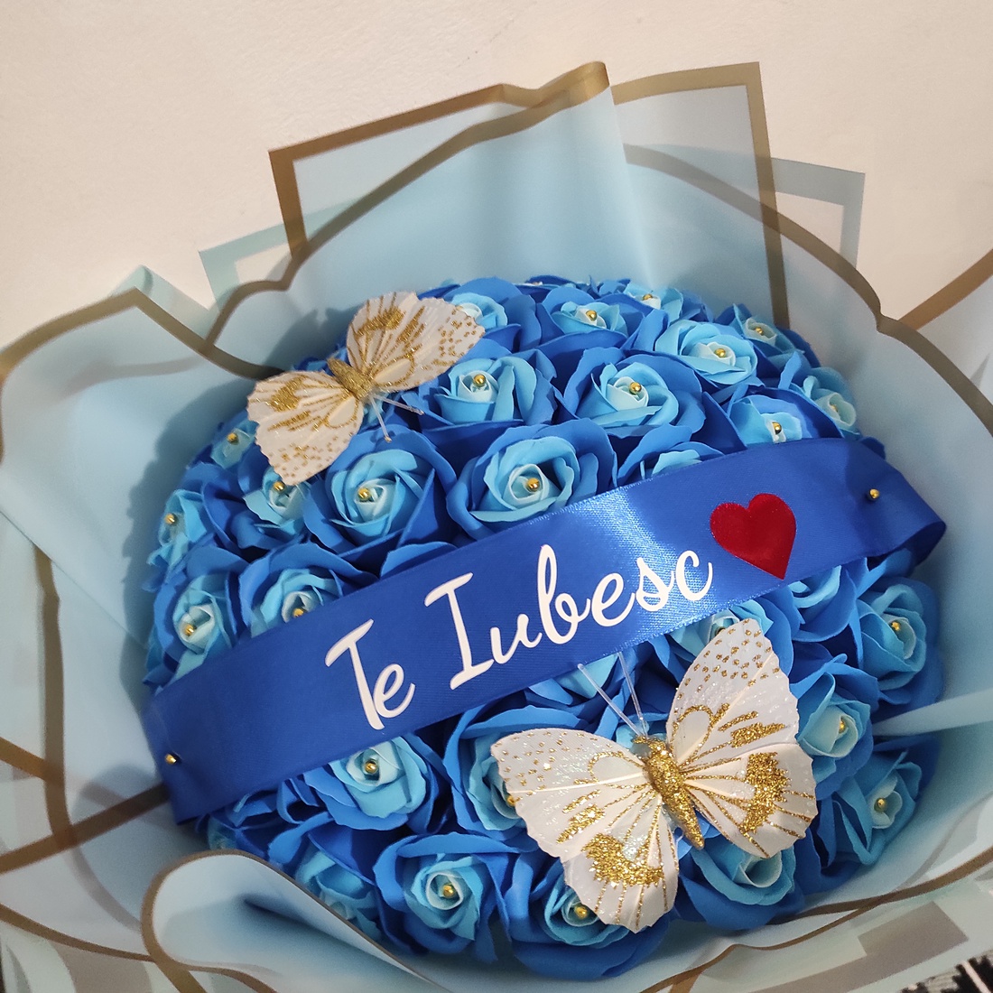 Buchet cu trandafiri de săpun parfumați  - casă & stil de viață - decorațiuni de casă - accesorii florale - buchete de flori - Artynos.ro