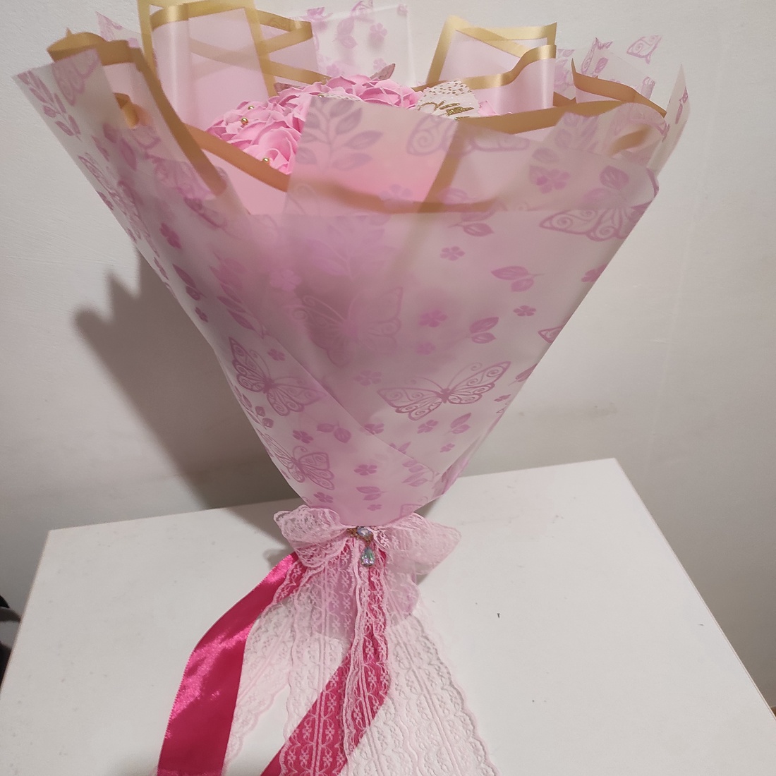 Buchet cu trandafiri de săpun parfumați  - casă & stil de viață - decorațiuni de casă - accesorii florale - buchete de flori - Artynos.ro