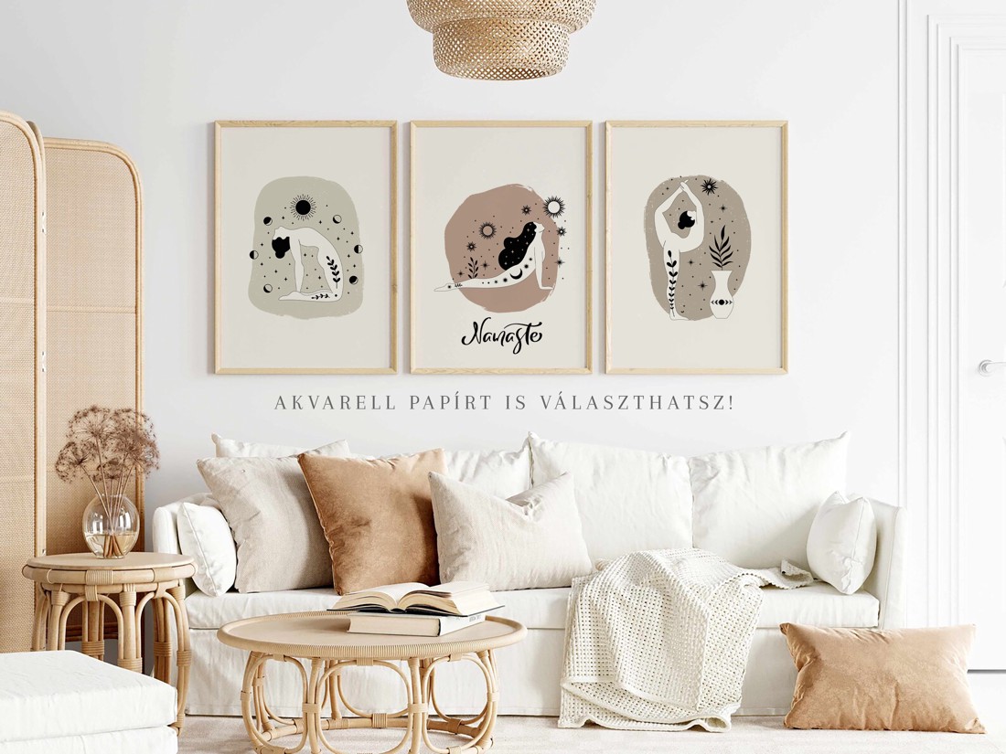 Afiș de yoga, imagine motivațională de yoga, set de decorațiuni de perete pentru studioul de yoga 3 bucăți - - Artynos.ro Afiș de yoga, imagine motivațională de yoga, set de decorațiuni de perete pentru studioul de yoga 3 bucăți - - Artynos.ro