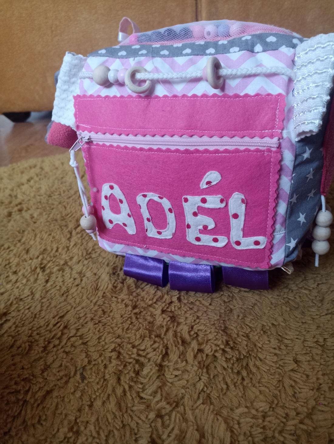 Cub moale pentru bebeluși, de la 0 luni, personalizabil, Alege culorile și exercițiile potrivite ție :) - jucării și echipamente pentru copii - jucării bebeluși - cub pentru copii - Artynos.ro