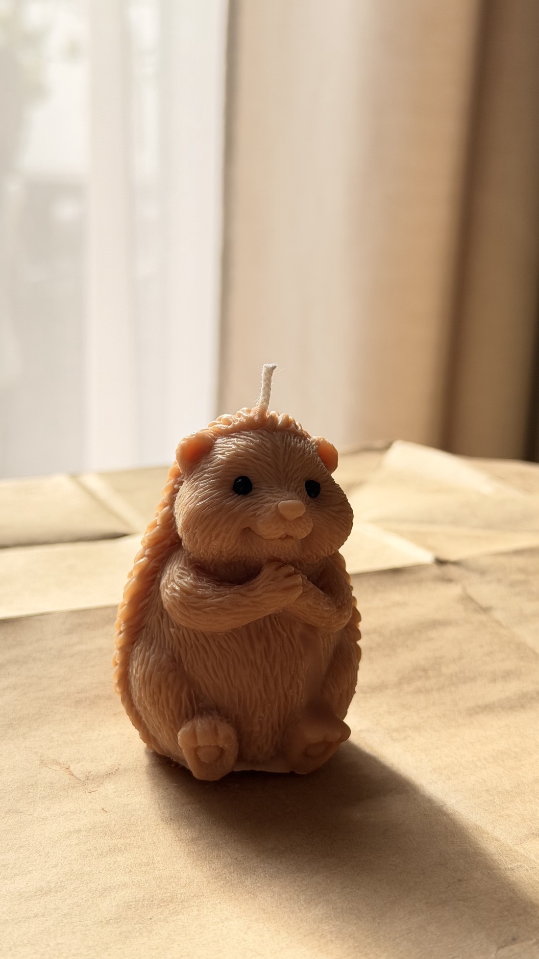 lumânare arici din ceară de soia - casă & stil de viață - lumânări, parfumuri, arome - lumânare - lumânări artizanale - Artynos.ro