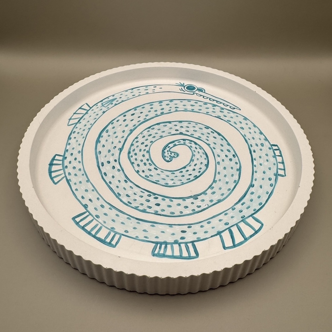 Tava decoratica si rasina ecologica realizata manual - accessorii și unelte - accesorii decorative - alte accesorii - Artynos.ro