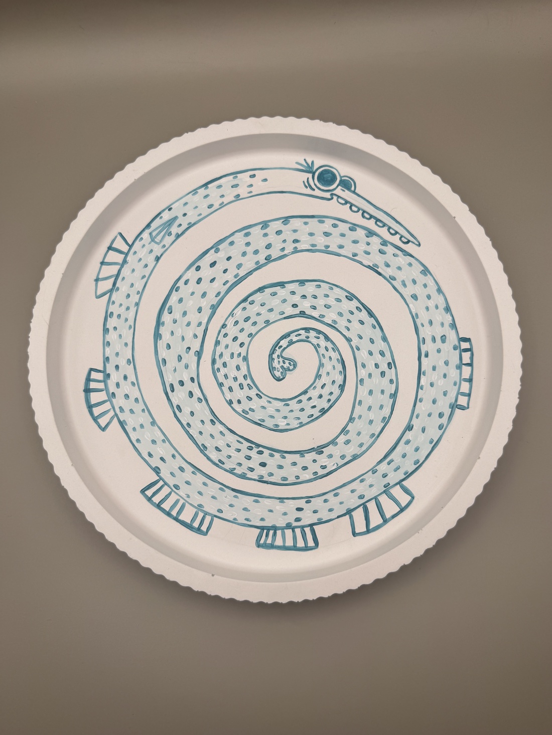 Tava decoratica si rasina ecologica realizata manual - accessorii și unelte - accesorii decorative - alte accesorii - Artynos.ro