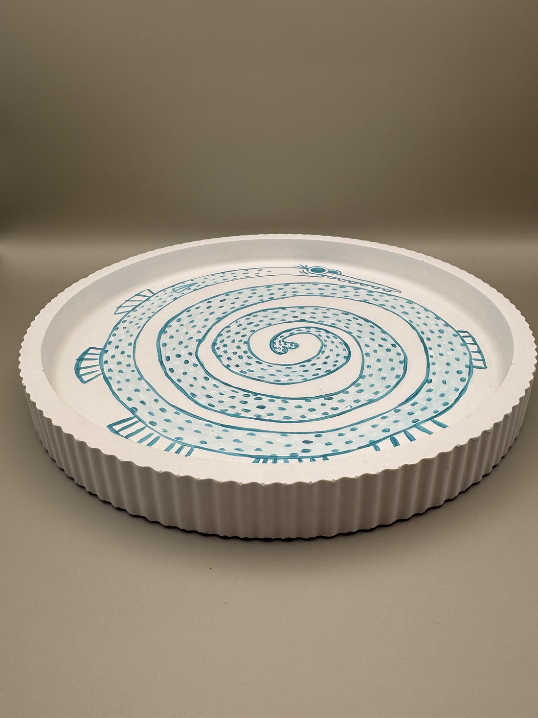 Tava decoratica si rasina ecologica realizata manual - accessorii și unelte - accesorii decorative - alte accesorii - Artynos.ro