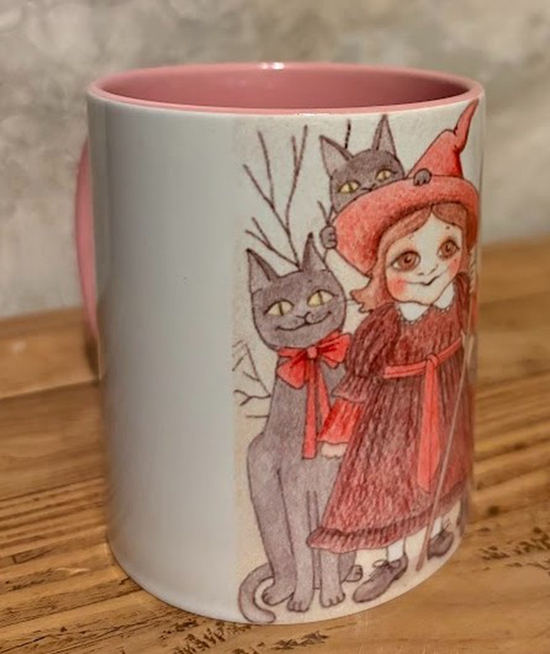Cană ilustrată � mica vrăjitoare - casă & stil de viață - echipamente de bucătărie - accesorii de servire - căni - Artynos.ro