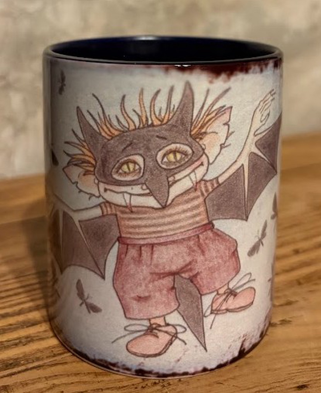 Cană ilustrată cu liliac amuzant - casă & stil de viață - echipamente de bucătărie - accesorii de servire - căni - Artynos.ro