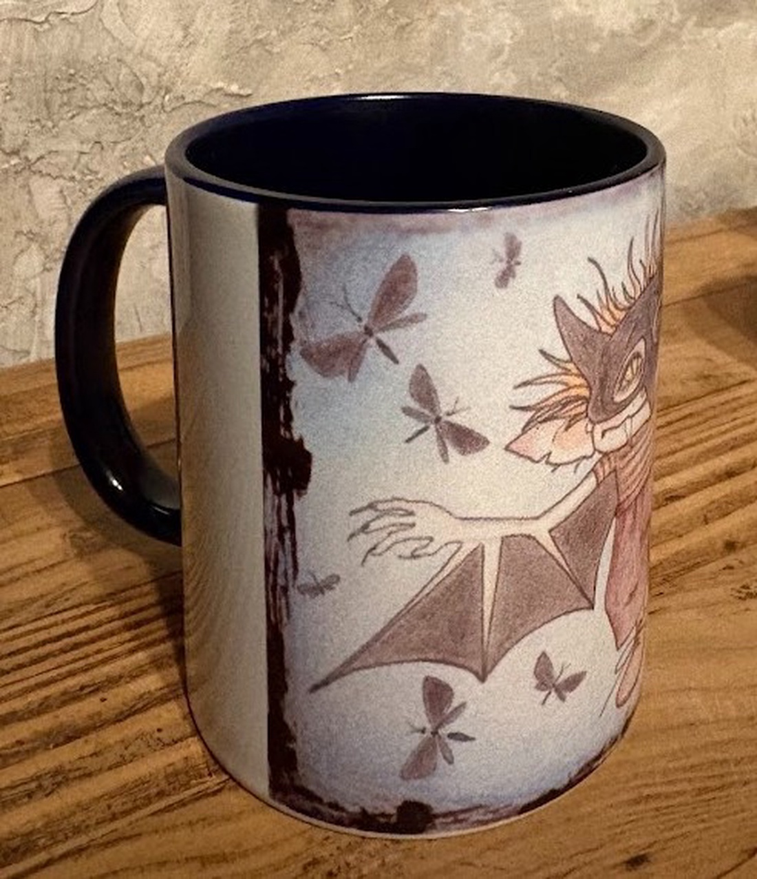 Cană ilustrată cu liliac amuzant - casă & stil de viață - echipamente de bucătărie - accesorii de servire - căni - Artynos.ro