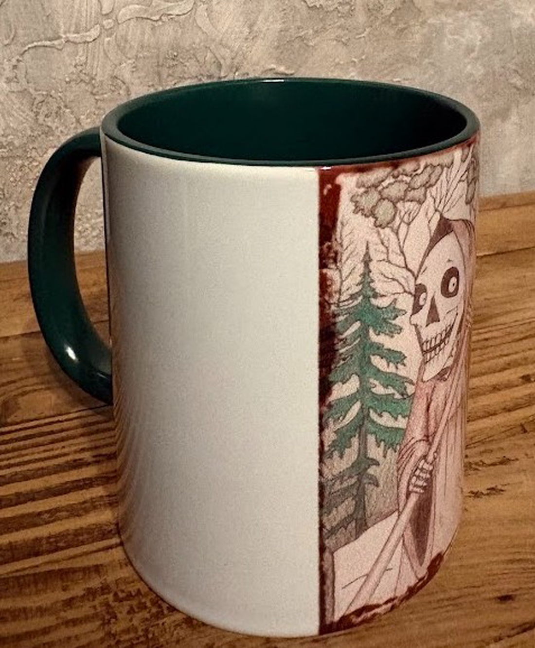 Cană cu schelet amuzant cu coasă - casă & stil de viață - echipamente de bucătărie - accesorii de servire - căni - Artynos.ro