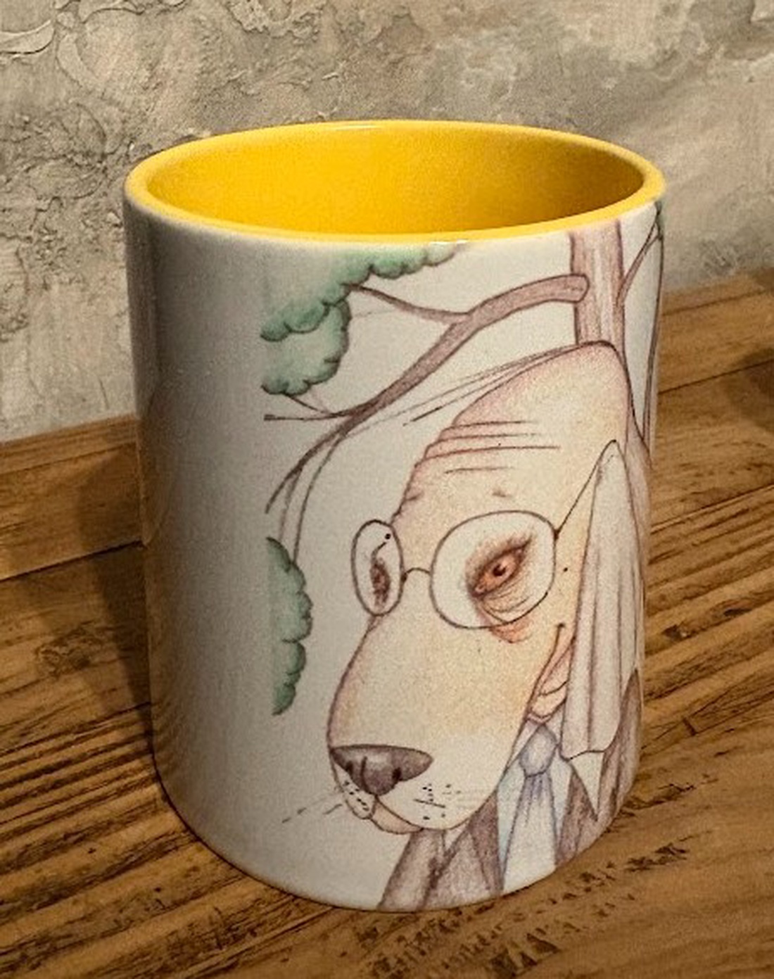 Cană Kapó Elemér � câine cu ochelari - casă & stil de viață - echipamente de bucătărie - accesorii de servire - căni - Artynos.ro