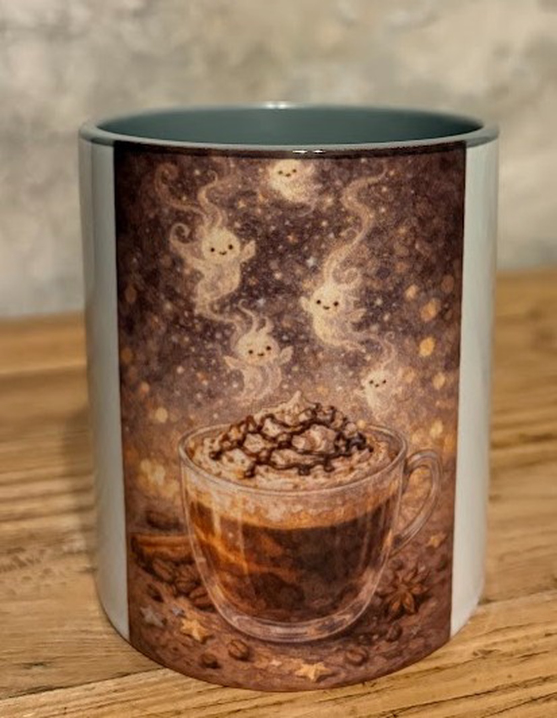 Cană cu model cafea aburindă - casă & stil de viață - echipamente de bucătărie - accesorii de servire - căni - Artynos.ro