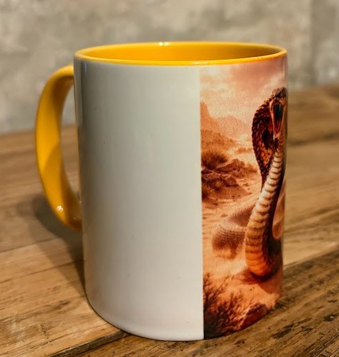 Cană cu model cobră în deșert - casă & stil de viață - echipamente de bucătărie - accesorii de servire - căni - Artynos.ro