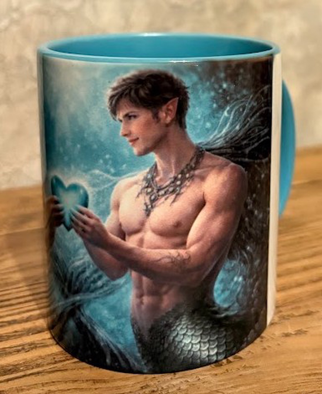 Cană ilustrată cu tritoni îndrăgostiți - casă & stil de viață - echipamente de bucătărie - accesorii de servire - căni - Artynos.ro