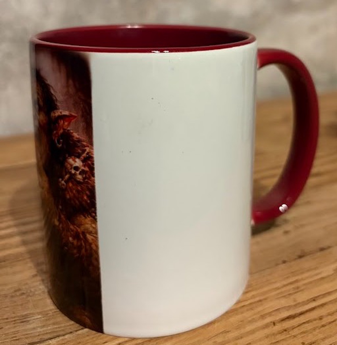 Cană ilustrată cu troll și hamburger - casă & stil de viață - echipamente de bucătărie - accesorii de servire - căni - Artynos.ro