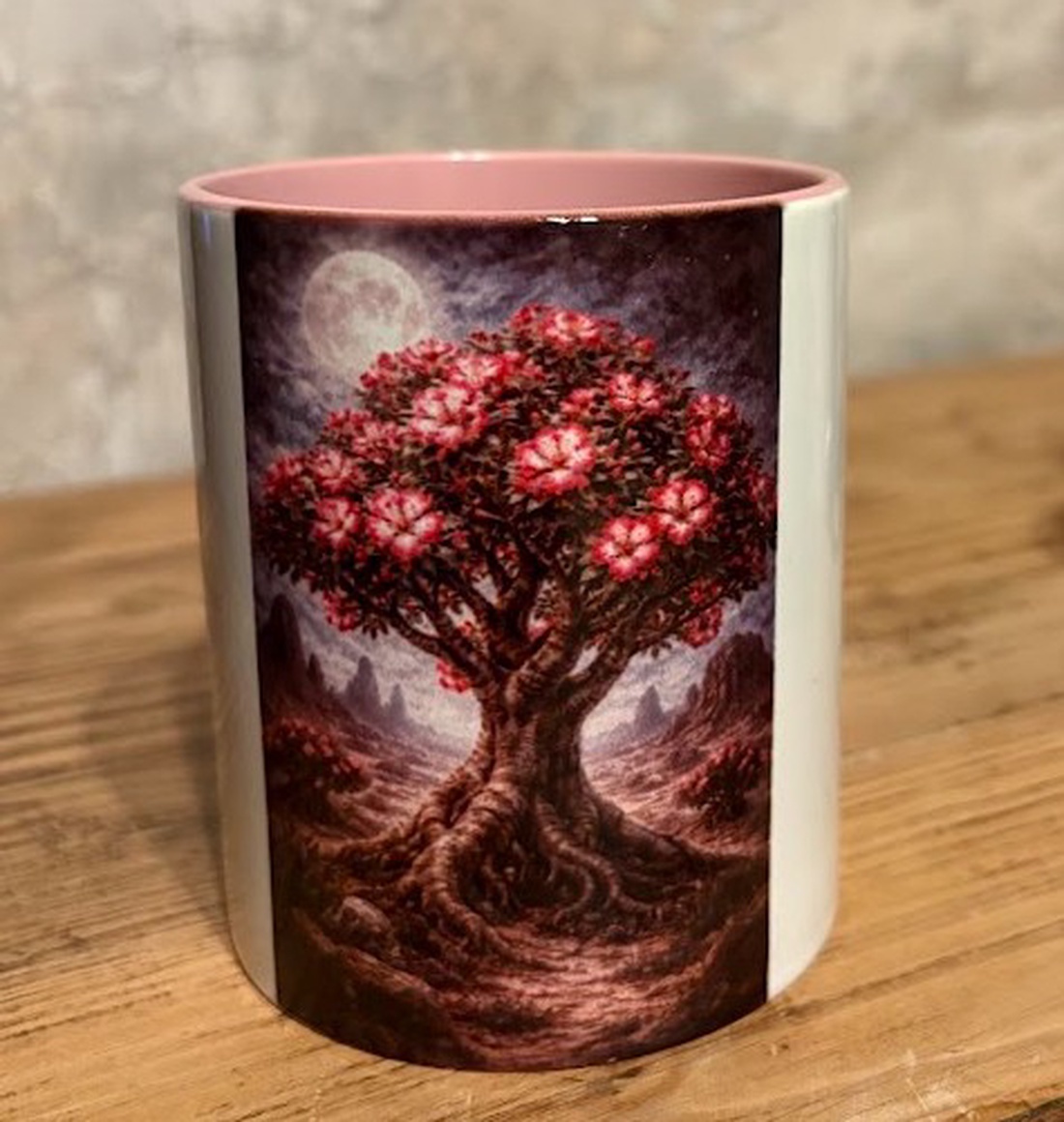 Cană cu trandafir deșertic gotic - casă & stil de viață - echipamente de bucătărie - accesorii de servire - căni - Artynos.ro