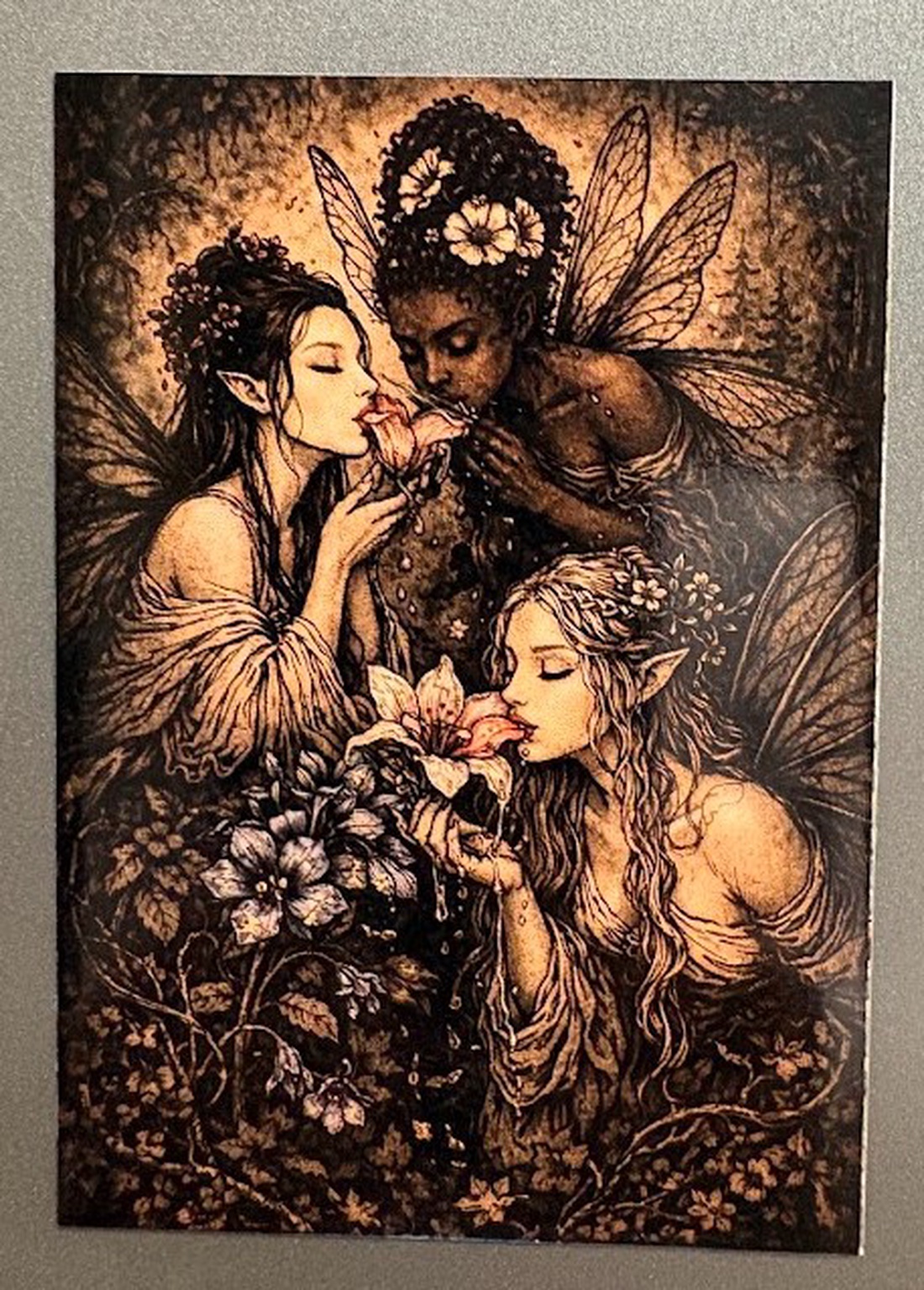 Magnet de frigider Zâne gotice beau nectar - casă & stil de viață - echipamente de bucătărie - decor de bucătărie - magneți de frigider - Artynos.ro