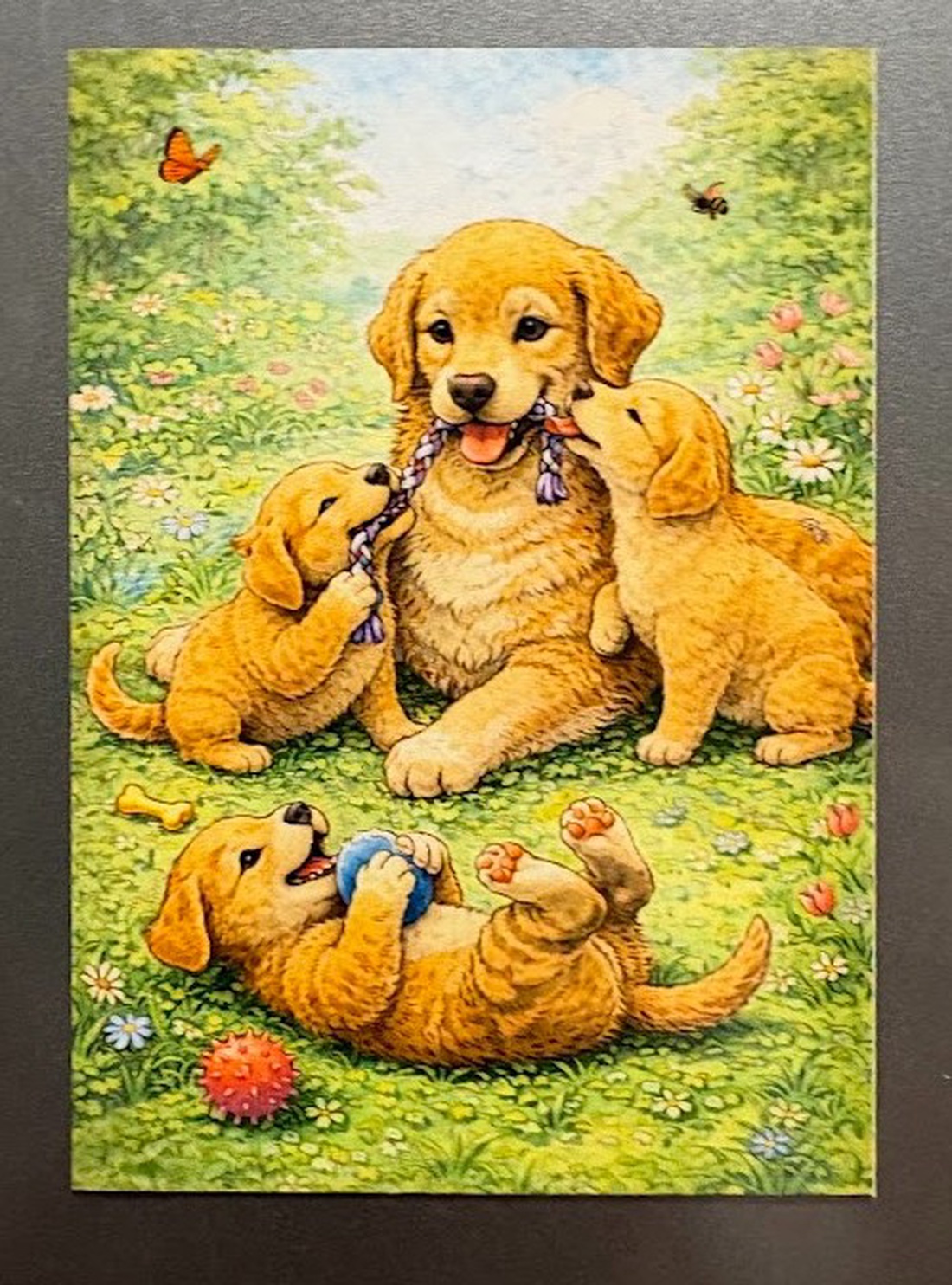 Magnet de frigider Cățea mamă cu pui - casă & stil de viață - echipamente de bucătărie - decor de bucătărie - magneți de frigider - Artynos.ro