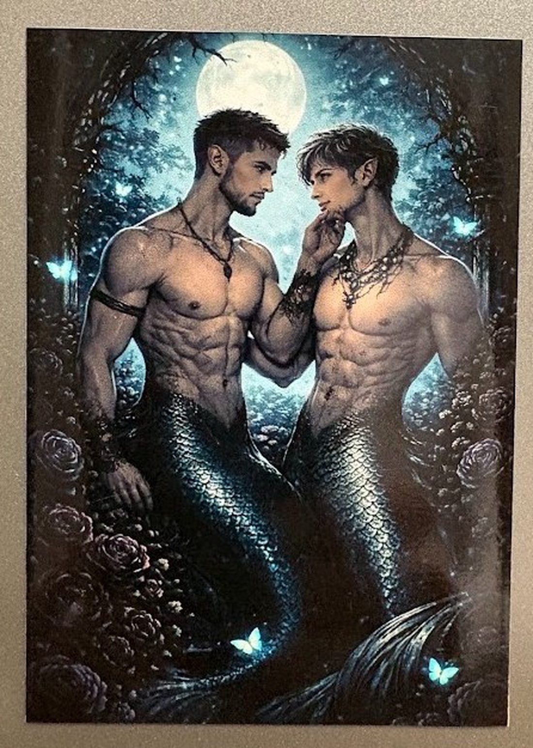 Magnet de frigider Băieți sirenă îndrăgostiți - casă & stil de viață - echipamente de bucătărie - decor de bucătărie - magneți de frigider - Artynos.ro